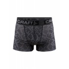 Pánské boxerky Craft Greatness 3" černá s potiskem